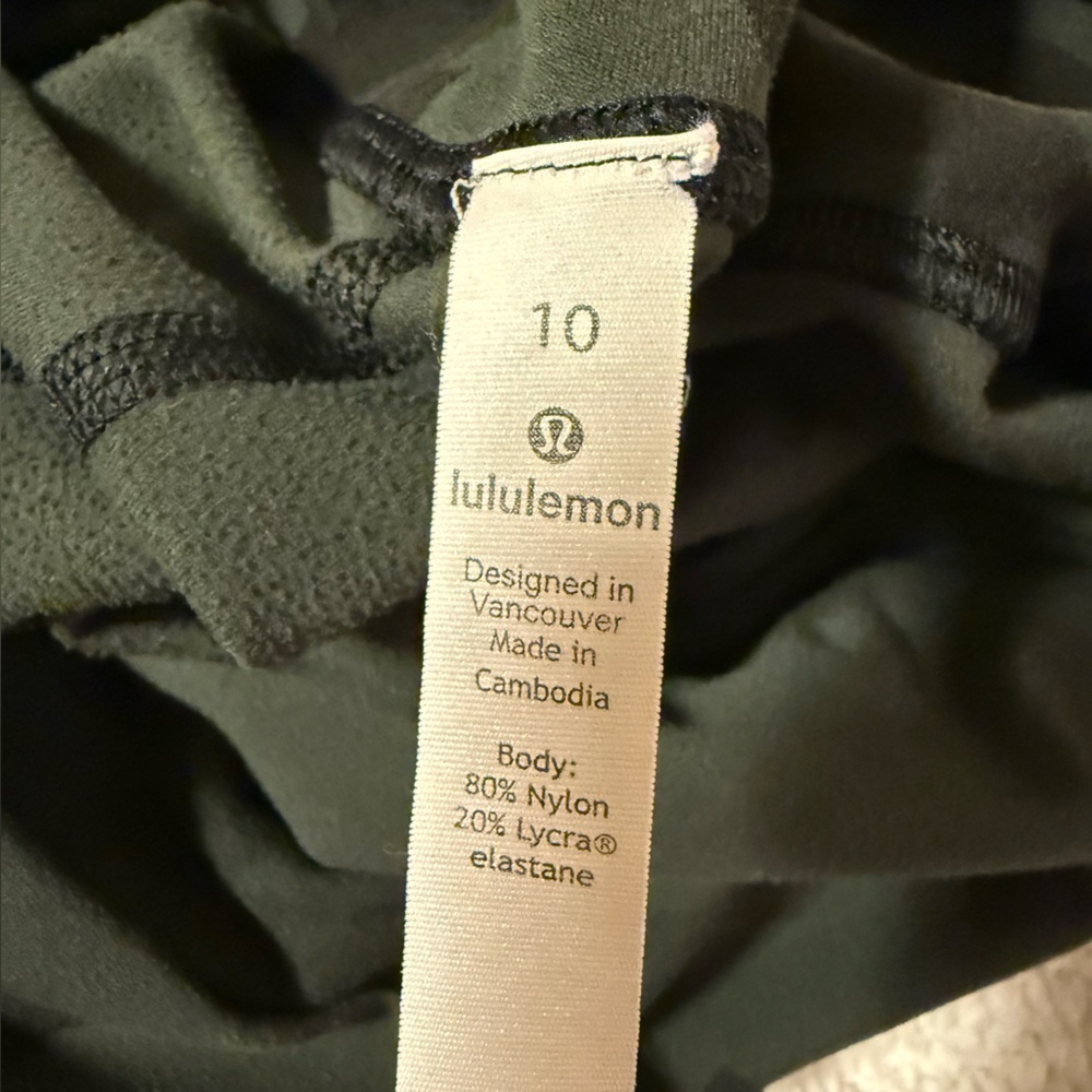 Lululemon Align Pant Full Length 28" Leggings Incognito Camo Multi Gator Green - Picture 13 of 16